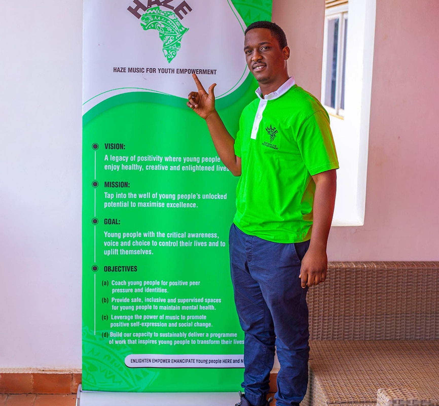 Luc Muhizi, Founder Director — Digital Technology & Research at HazeYouth